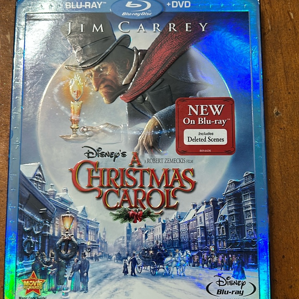 Disneys A Christmas Carol with Jim Carrey Blu-ray and DVD